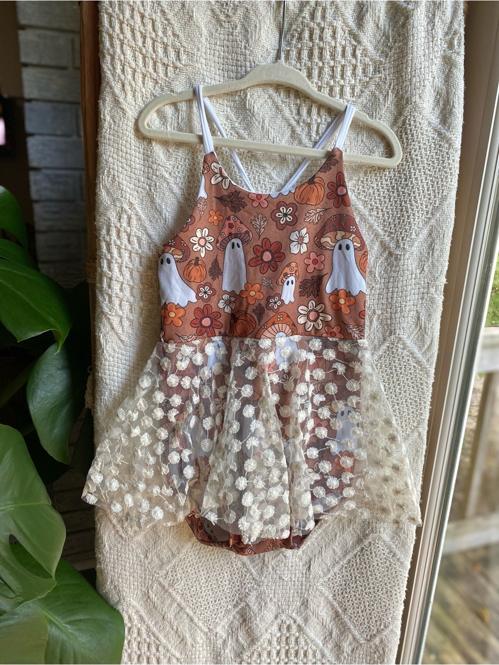 Handmade Fall/Halloween Romper